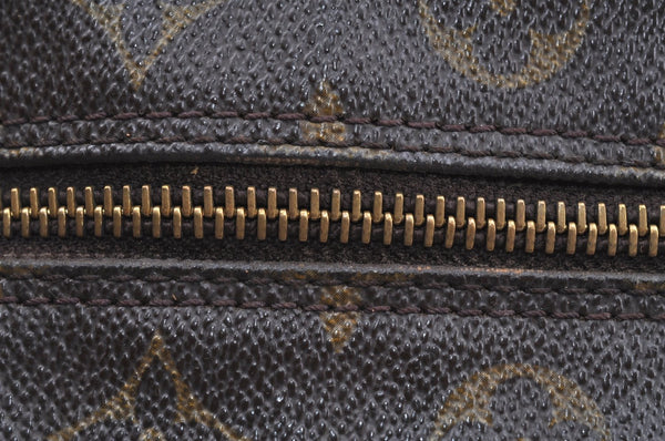 Authentic Louis Vuitton Monogram Danube MM Shoulder Cross Bag M45262 Junk K7122