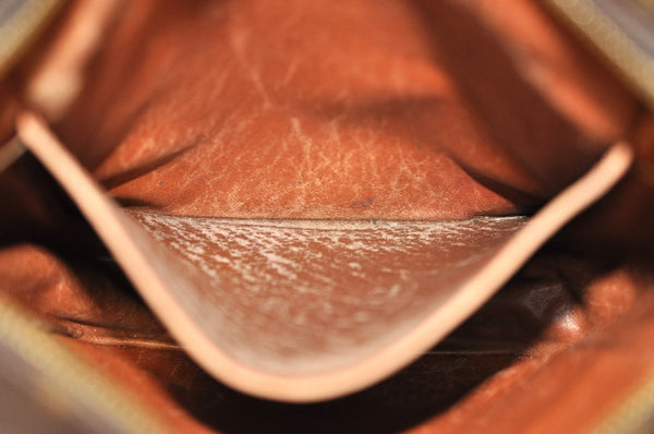 Authentic Louis Vuitton Monogram Danube MM Shoulder Cross Bag M45262 Junk K7122