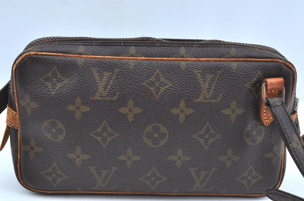Auth Louis Vuitton Monogram Marly Bandouliere Shoulder Cross Bag M51828 LV K7125