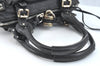 Authentic Chloe Mini Paddington Leather Shoulder Hand Bag Purse Black K7128