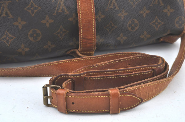 Authentic Louis Vuitton Monogram Saumur 35 Shoulder Cross Bag M42254 Junk K7134