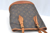 Authentic Louis Vuitton Monogram Bucket PM Shoulder Tote Bag M42238 Junk K7140