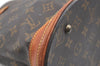 Authentic Louis Vuitton Monogram Bucket PM Shoulder Tote Bag M42238 Junk K7140