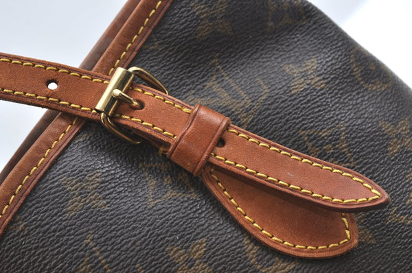 Authentic Louis Vuitton Monogram Bucket PM Shoulder Tote Bag M42238 Junk K7140