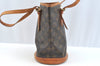 Authentic Louis Vuitton Monogram Bucket PM Shoulder Tote Bag M42238 Junk K7151