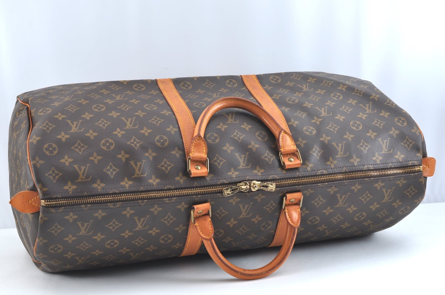 Authentic Louis Vuitton Monogram Keepall 60 Travel Boston Bag M41422 LV K7168