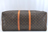 Authentic Louis Vuitton Monogram Keepall 60 Travel Boston Bag M41422 LV K7168
