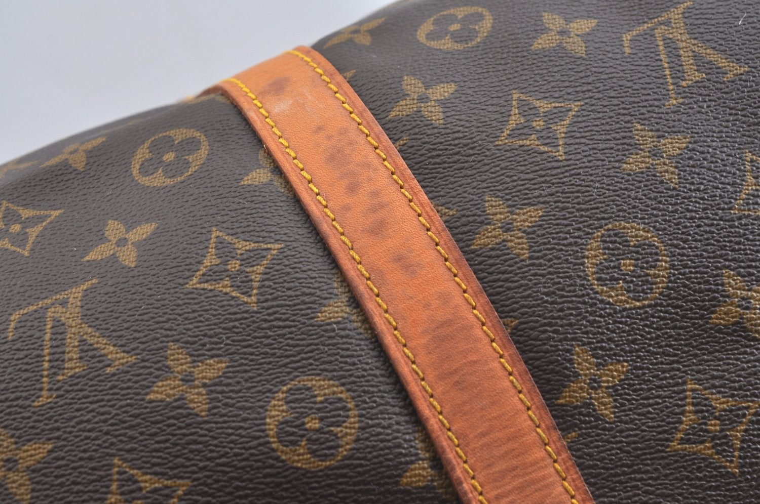 Authentic Louis Vuitton Monogram Keepall 60 Travel Boston Bag M41422 LV K7168