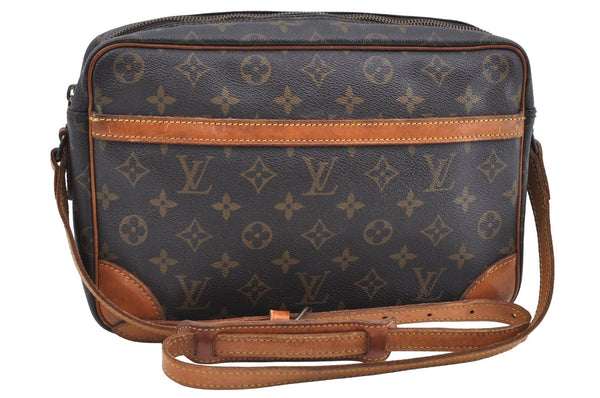 Auth Louis Vuitton Monogram Trocadero 30 Shoulder Cross Bag M51272 Junk. K7178