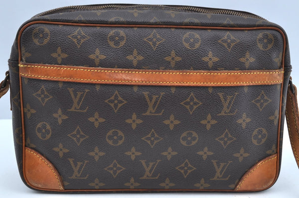 Auth Louis Vuitton Monogram Trocadero 30 Shoulder Cross Bag M51272 Junk. K7178