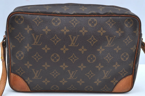 Auth Louis Vuitton Monogram Trocadero 30 Shoulder Cross Bag M51272 Junk. K7178