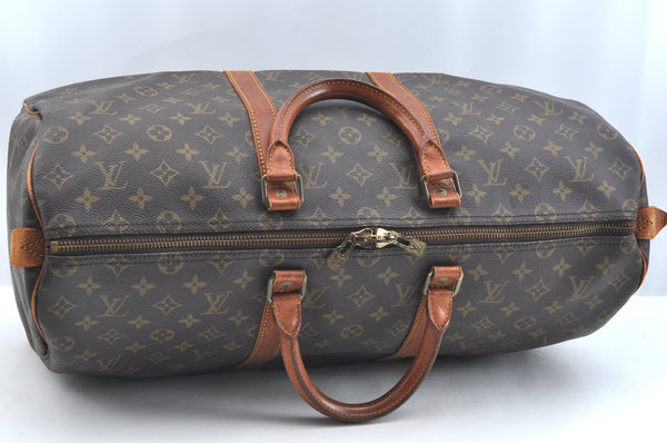 Authentic Louis Vuitton Monogram Keepall 50 Travel Boston Bag M41426 LV K7182