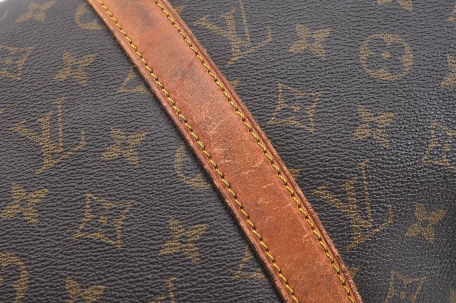 Authentic Louis Vuitton Monogram Keepall 50 Travel Boston Bag M41426 LV K7184
