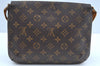 Authentic Louis Vuitton Monogram Musette Tango Shoulder Bag M51257 K7192