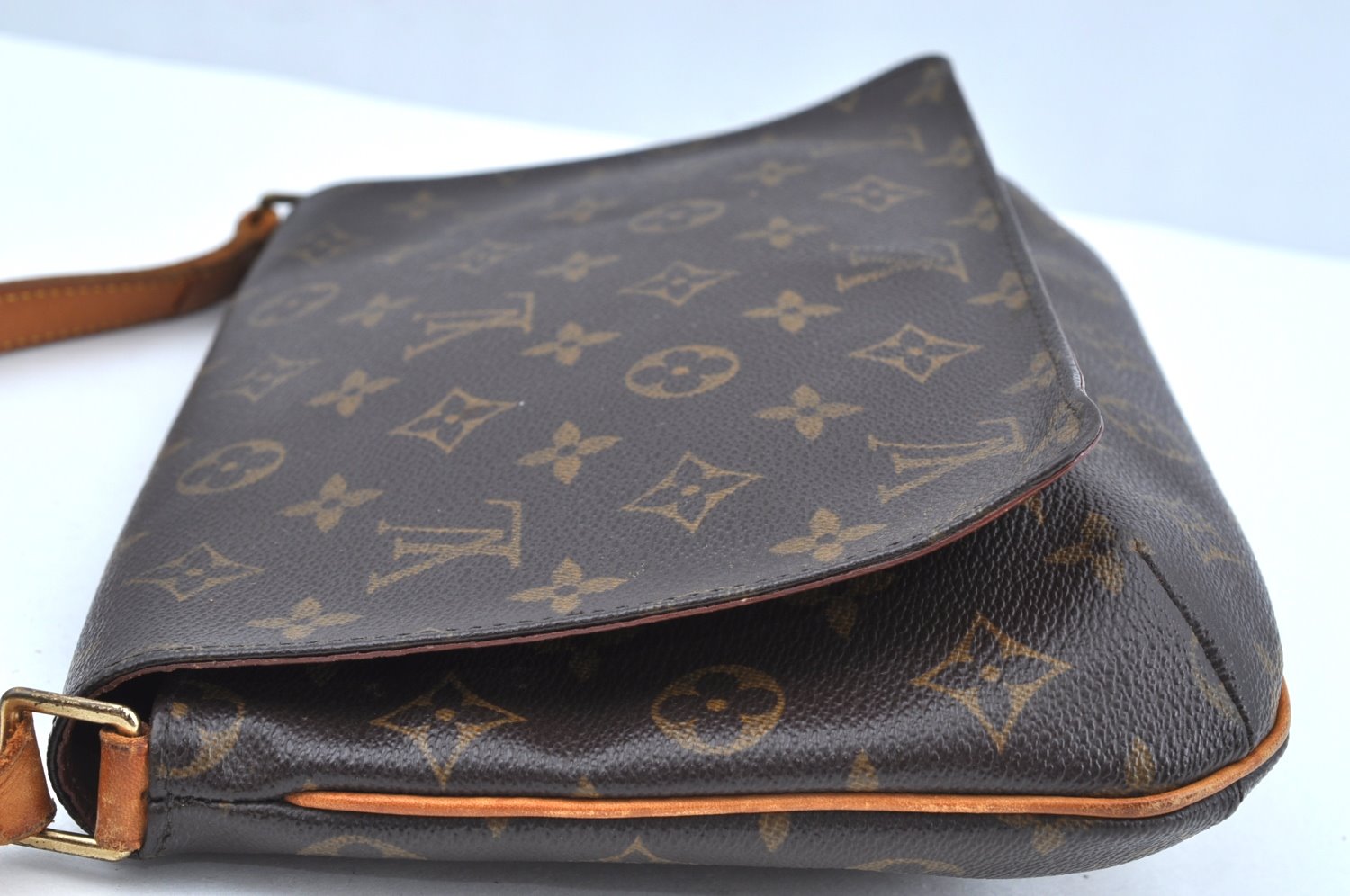 Authentic Louis Vuitton Monogram Musette Tango Shoulder Bag M51257 K7192