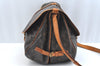 Authentic Louis Vuitton Monogram Saumur 35 Shoulder Cross Bag M42254 LV K7196