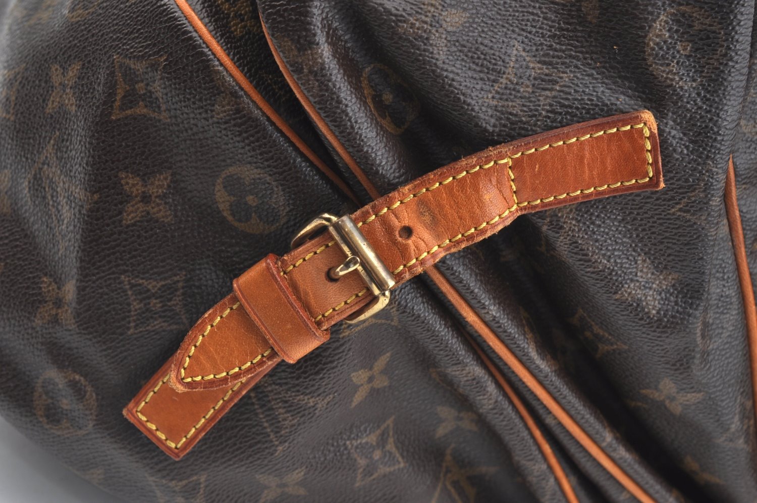 Authentic Louis Vuitton Monogram Saumur 35 Shoulder Cross Bag M42254 LV K7196