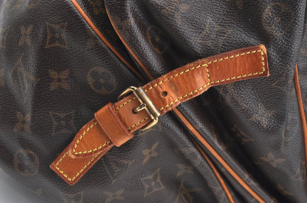 Authentic Louis Vuitton Monogram Saumur 35 Shoulder Cross Bag M42254 LV K7196