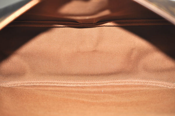 Authentic Louis Vuitton Monogram Saumur 35 Shoulder Cross Bag M42254 LV K7196