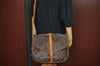 Authentic Louis Vuitton Monogram Saumur 35 Shoulder Cross Bag M42254 LV K7196