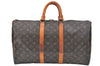 Authentic Louis Vuitton Monogram Keepall 45 Travel Boston Bag M41428 LV K7214