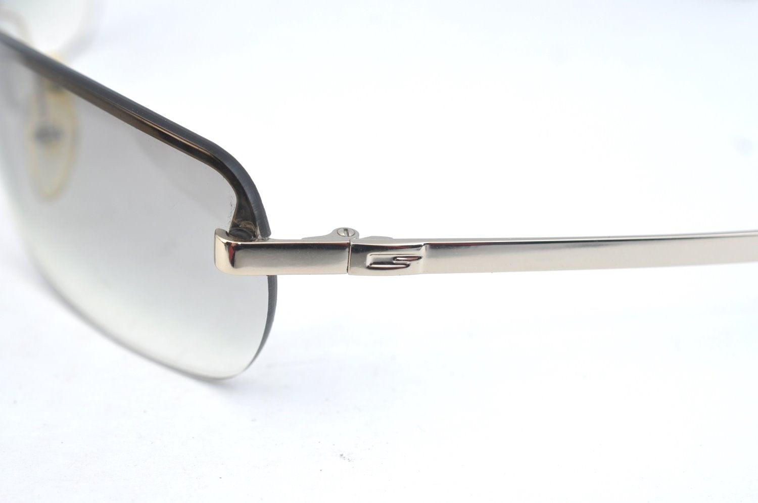 Authentic GUCCI Vintage Sunglasses GG 1793/S 3YG29 Titanium Silver K7222