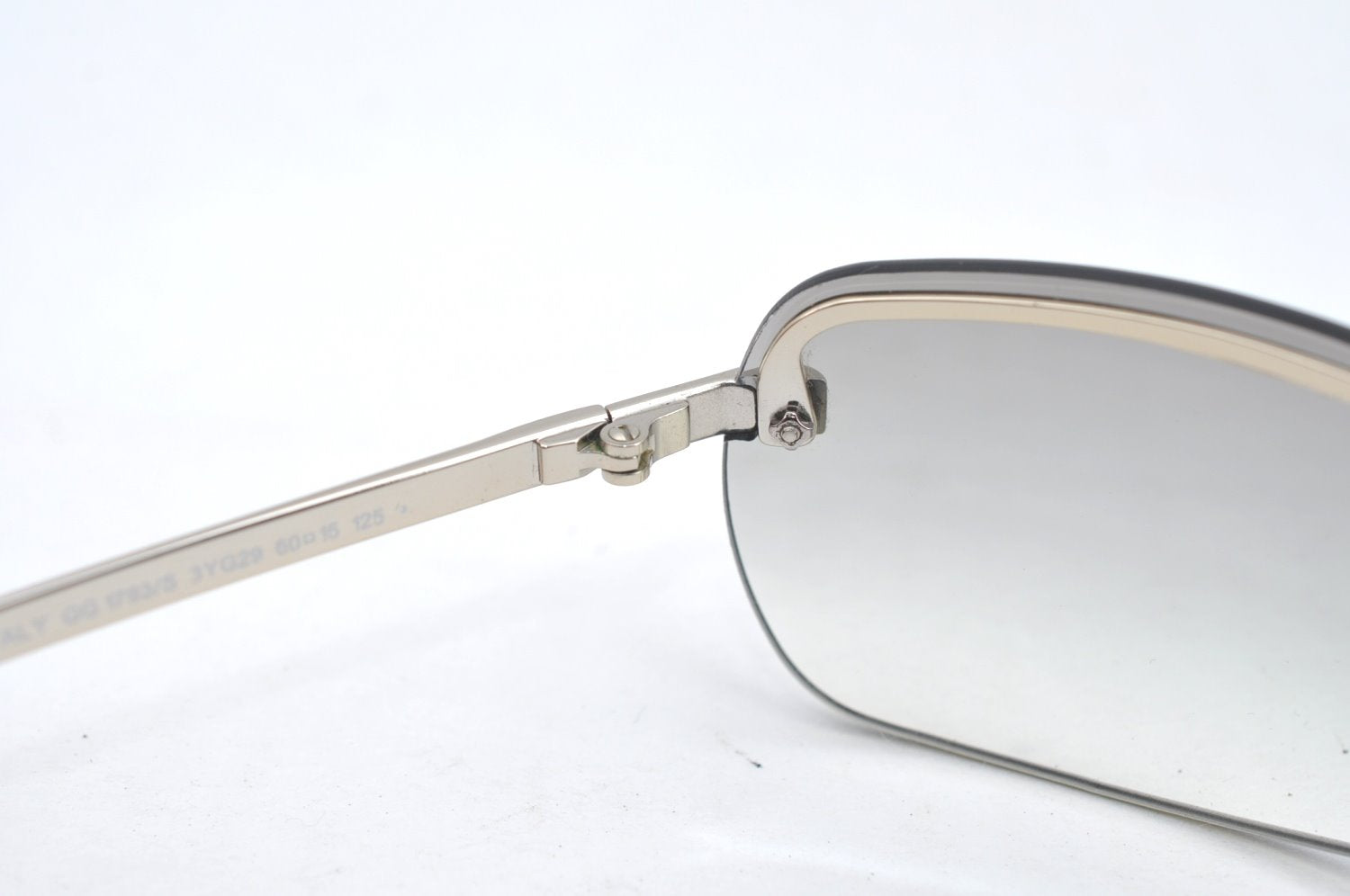 Authentic GUCCI Vintage Sunglasses GG 1793/S 3YG29 Titanium Silver K7222