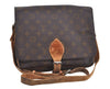 Authentic Louis Vuitton Monogram Cartouchiere GM Shoulder Bag Old Model K7231