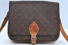 Authentic Louis Vuitton Monogram Cartouchiere GM Shoulder Bag Old Model K7231