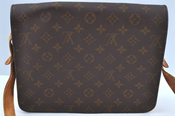 Authentic Louis Vuitton Monogram Cartouchiere GM Shoulder Bag Old Model K7231