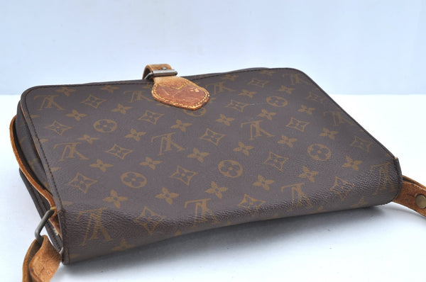Authentic Louis Vuitton Monogram Cartouchiere GM Shoulder Bag Old Model K7231