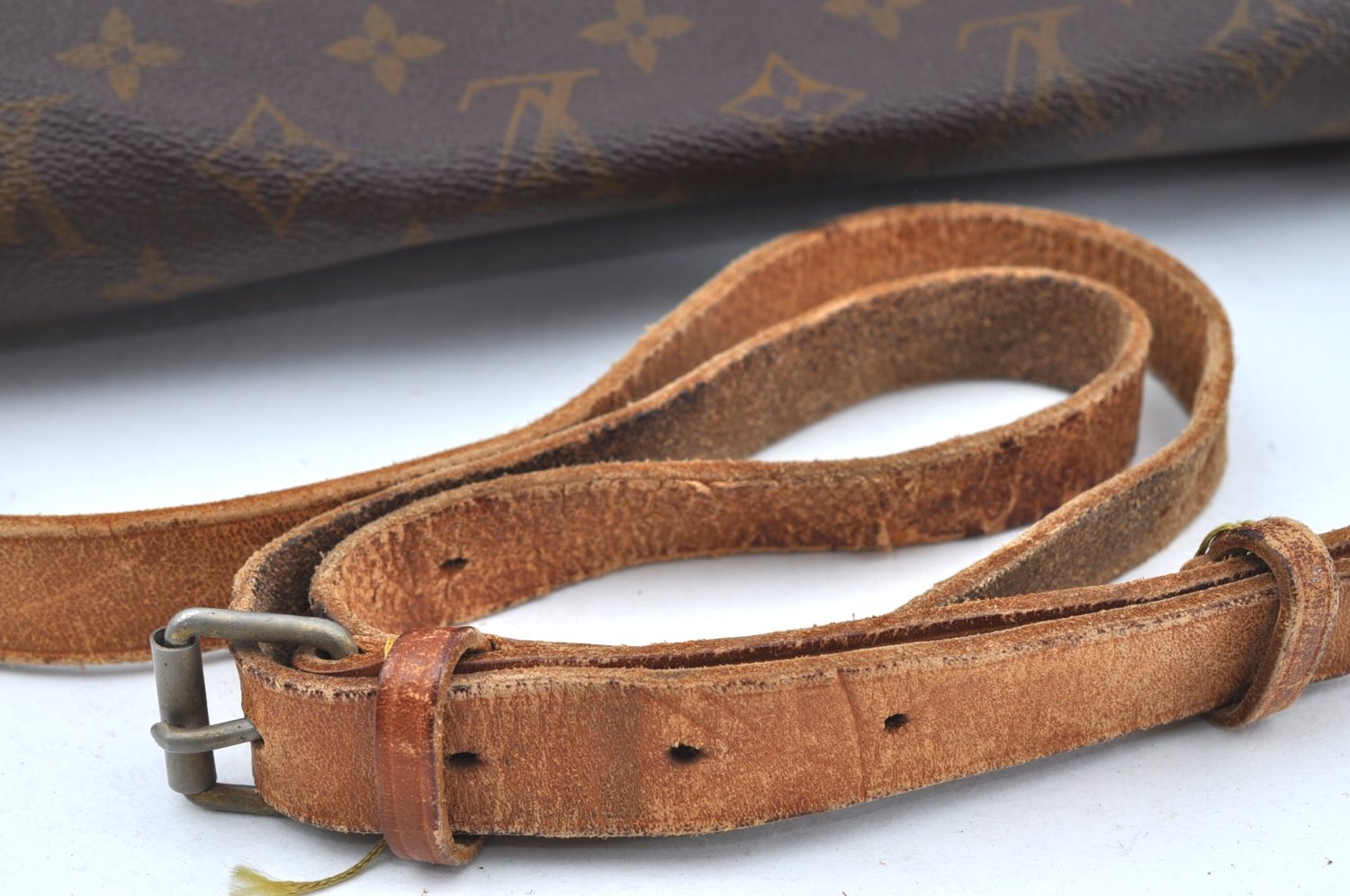 Authentic Louis Vuitton Monogram Cartouchiere GM Shoulder Bag Old Model K7231