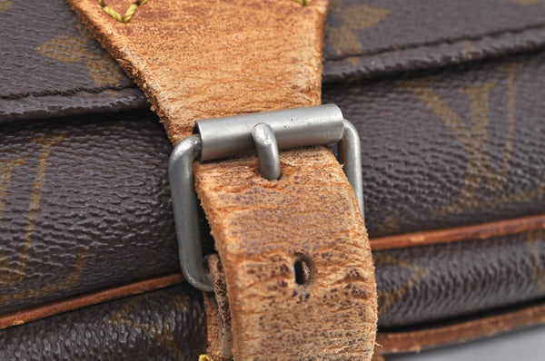 Authentic Louis Vuitton Monogram Cartouchiere GM Shoulder Bag Old Model K7231