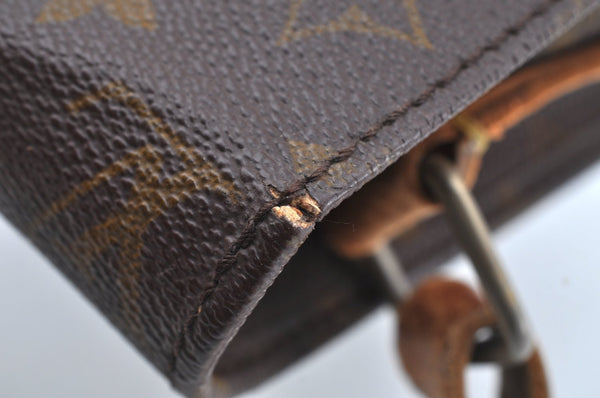 Authentic Louis Vuitton Monogram Cartouchiere GM Shoulder Bag Old Model K7231