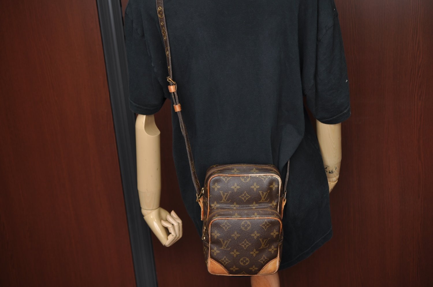 Authentic Louis Vuitton Monogram Amazone Shoulder Cross Body Bag M45236 LV K7245