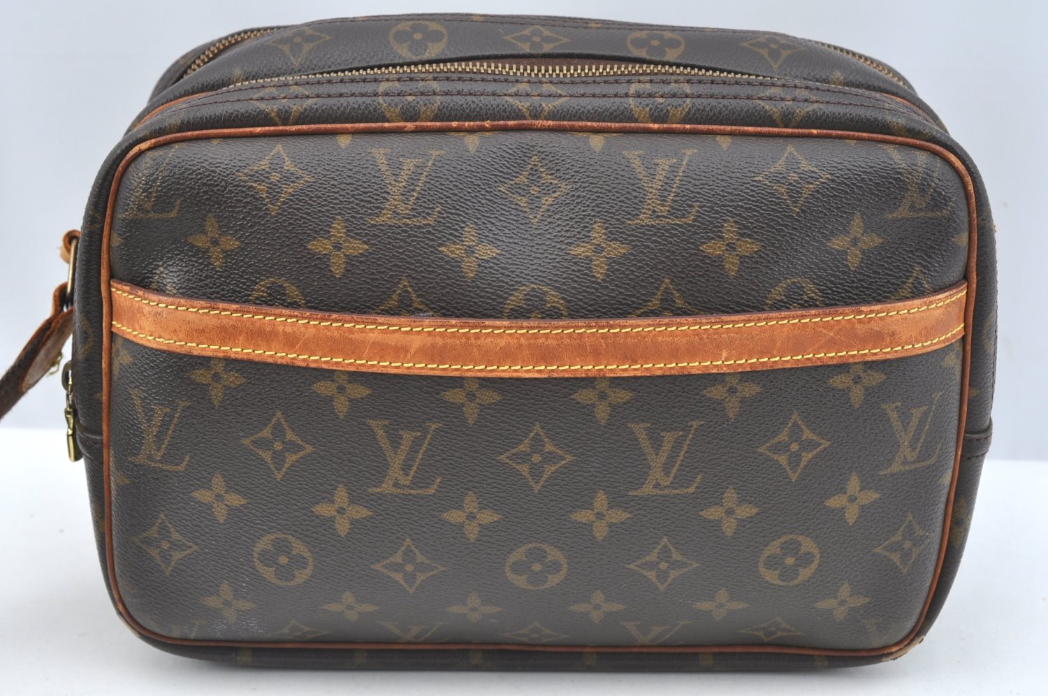 Authentic Louis Vuitton Monogram Reporter PM Shoulder Bag M45254 LV Junk K7260