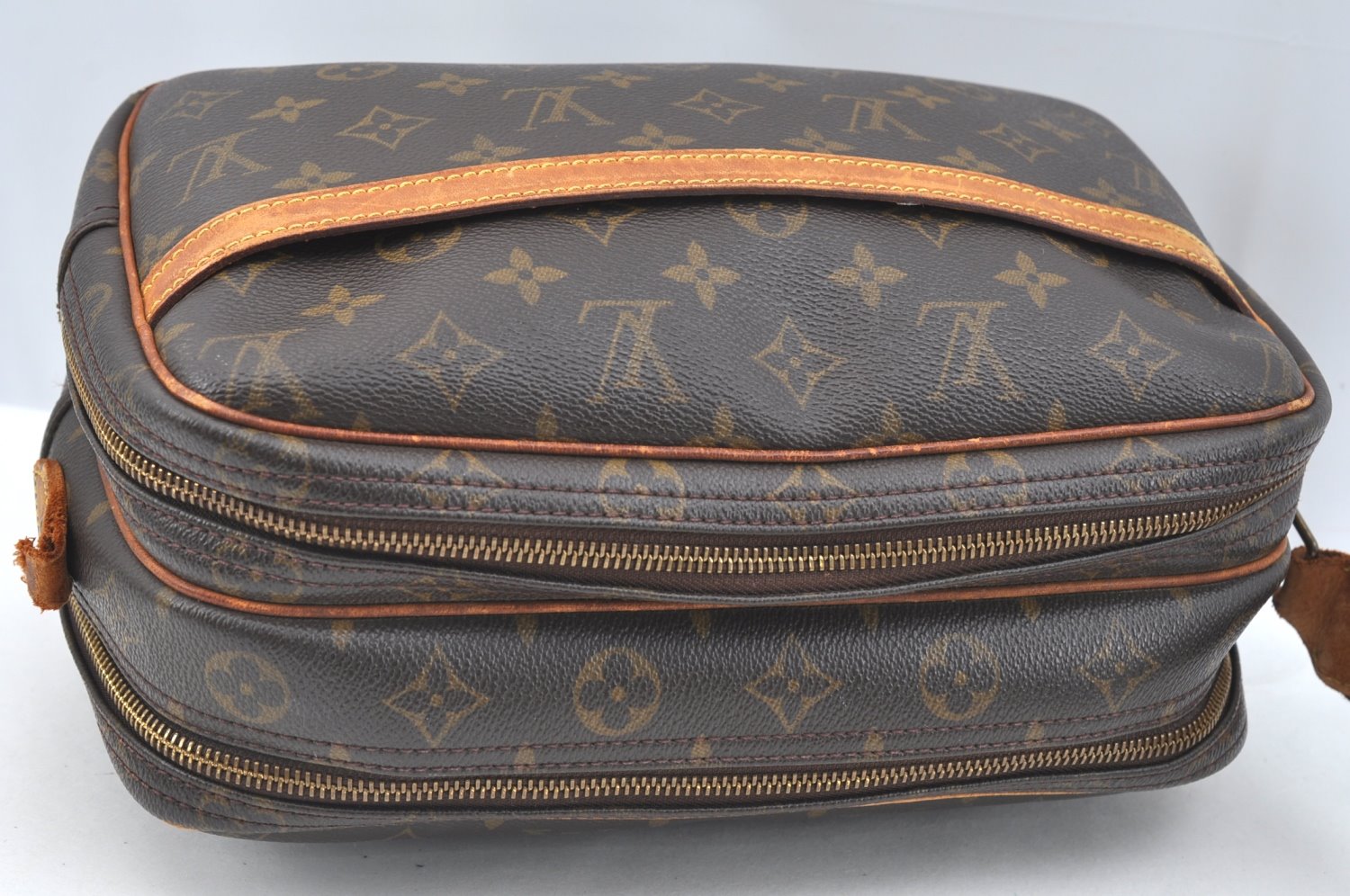 Authentic Louis Vuitton Monogram Reporter PM Shoulder Bag M45254 LV Junk K7260