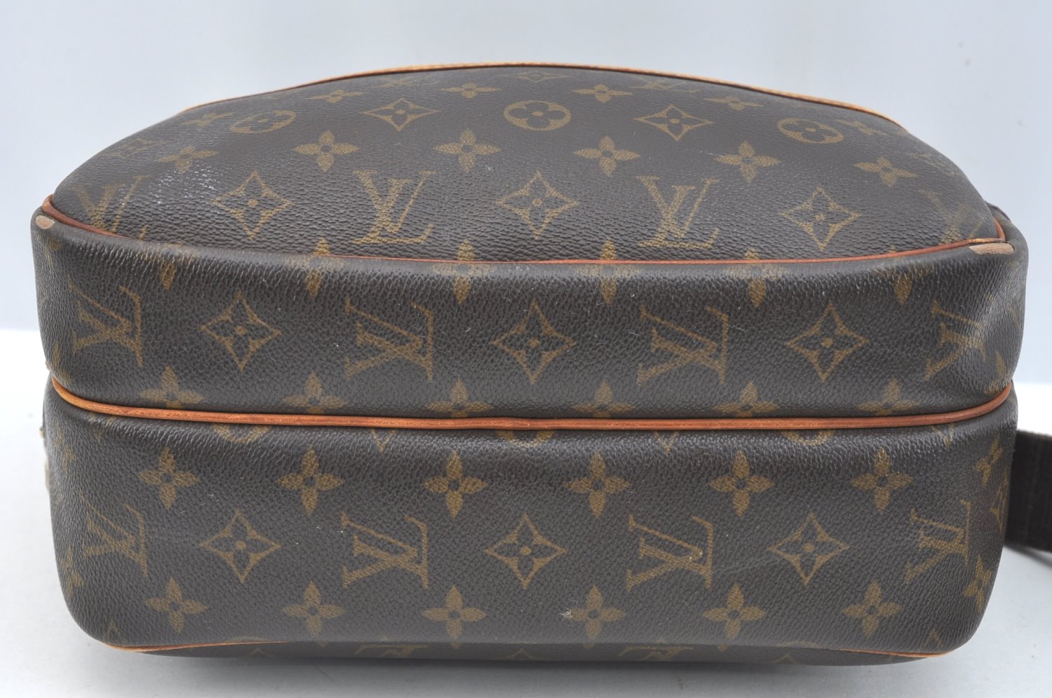 Authentic Louis Vuitton Monogram Reporter PM Shoulder Bag M45254 LV Junk K7260