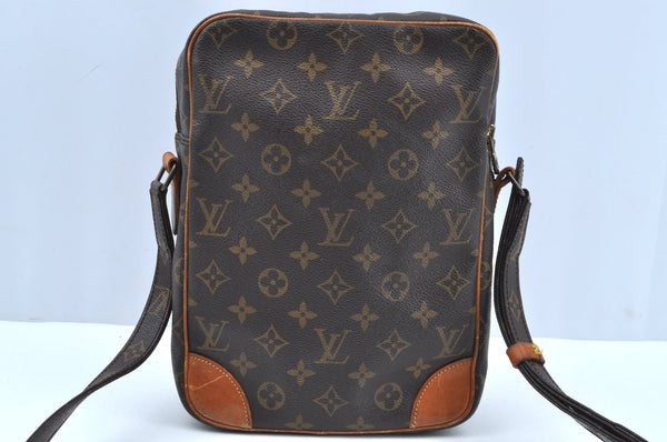 Authentic Louis Vuitton Monogram Danube MM Shoulder Cross Bag M45264 LV K7267