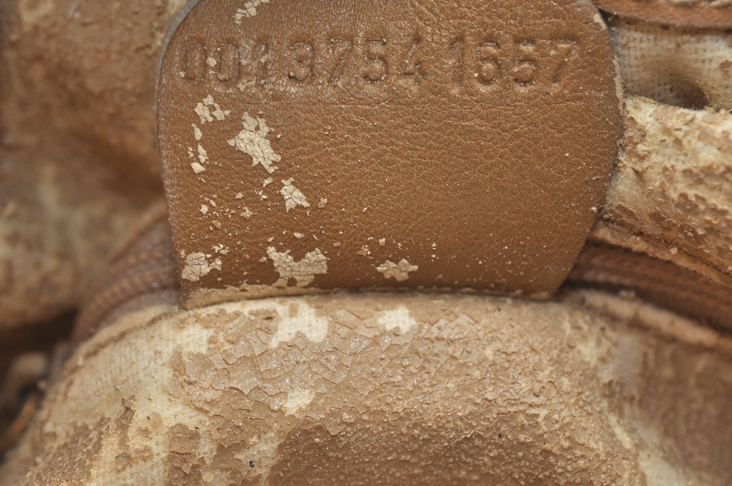 Authentic GUCCI Bamboo 2Way Shoulder Drawstring Bag Leather Beige Junk K7281