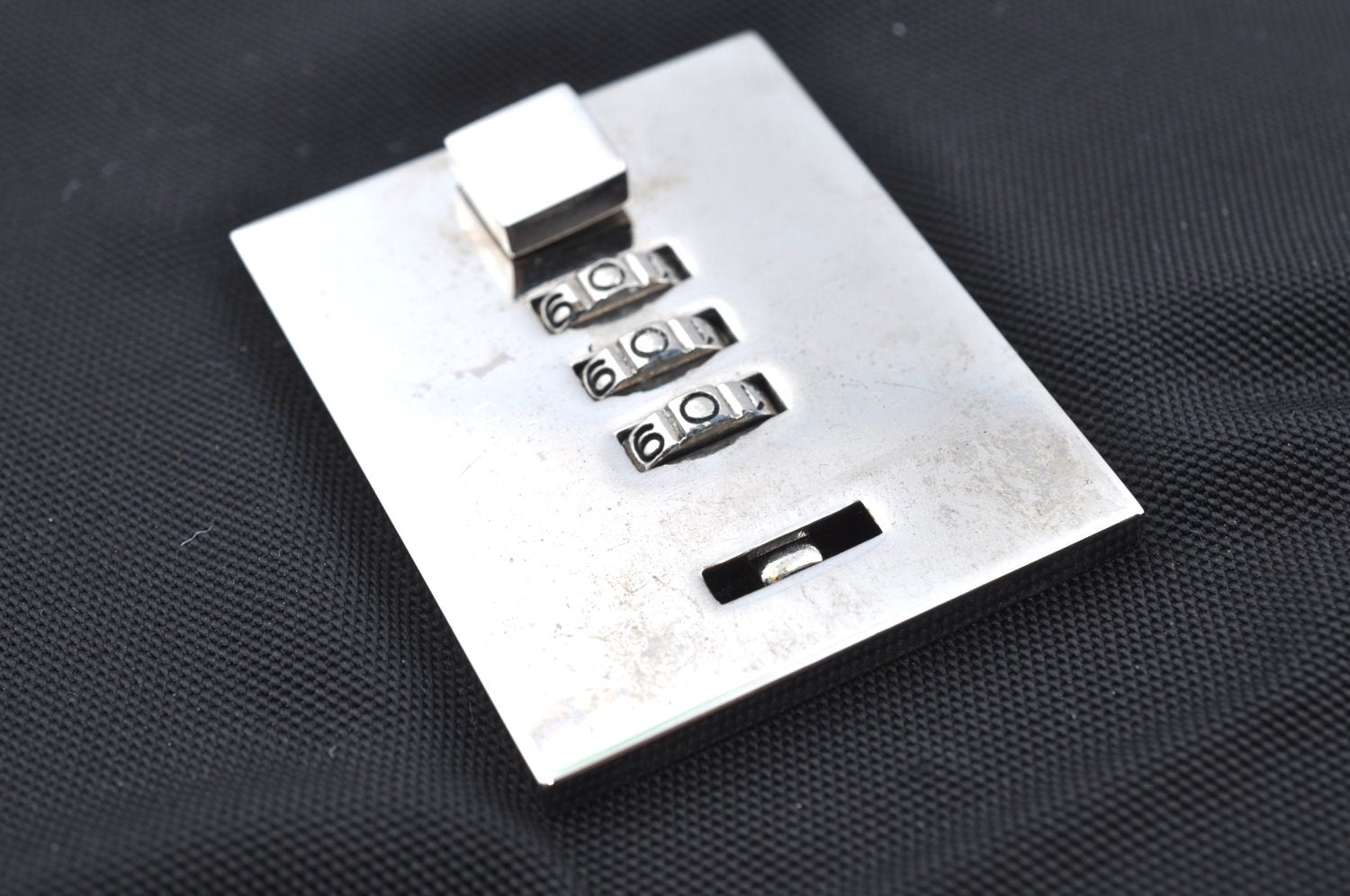 Authentic GUCCI Vintage Briefcase Business Bag Nylon Leather 0153714 Black K7287