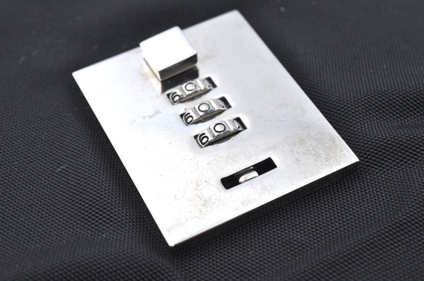 Authentic GUCCI Vintage Briefcase Business Bag Nylon Leather 0153714 Black K7287