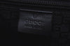 Authentic GUCCI Vintage Briefcase Business Bag Nylon Leather 0153714 Black K7287
