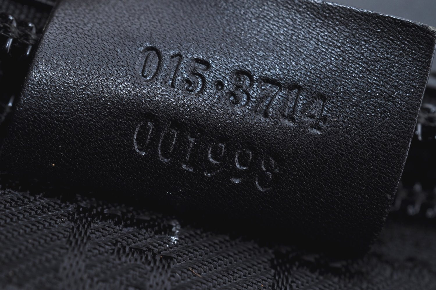 Authentic GUCCI Vintage Briefcase Business Bag Nylon Leather 0153714 Black K7287