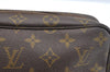 Auth Louis Vuitton Monogram Trousse Toilette 23 Clutch Hand Bag Old Model K7288