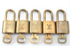 Authentic Louis Vuitton Padlock & Keys 10Set LV K7302