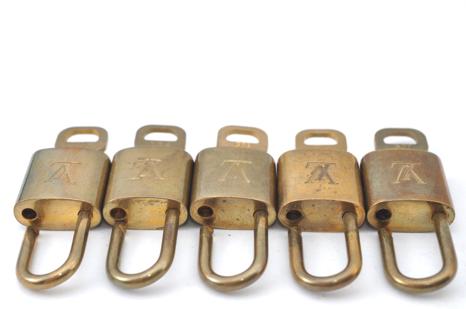 Authentic Louis Vuitton Padlock & Keys 10Set LV K7302