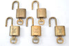 Authentic Louis Vuitton Padlock & Keys 10Set LV K7302