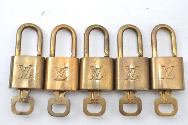 Authentic Louis Vuitton Padlock & Keys 10Set LV K7302