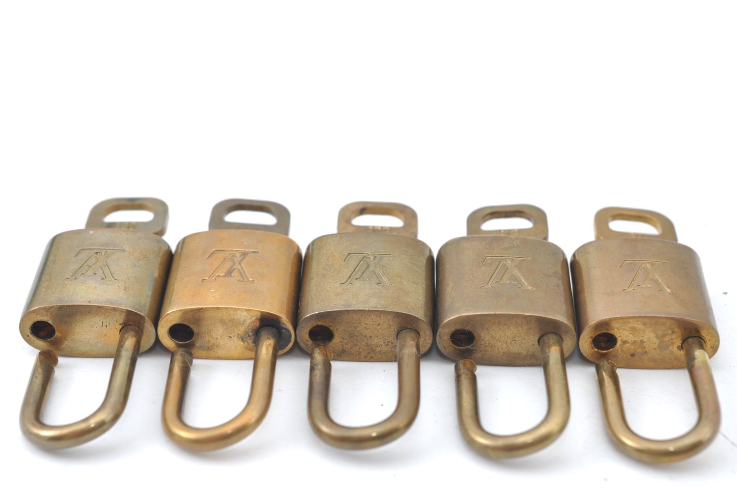 Authentic Louis Vuitton Padlock & Keys 10Set LV K7302